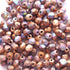 Fire Polished 4mm Crystal Etched Glittery Bronze 98556E