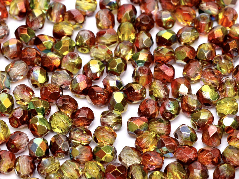 Fire Polished 3 mm Crystal Magic Apple