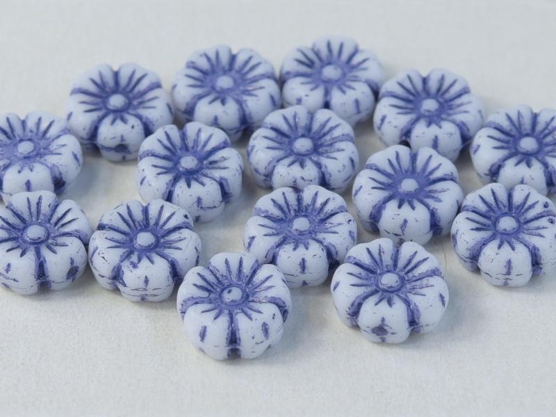 Parelmoer bloem kralen groot gat kleurenmix 4x - Kralenwinkel Albertien Parelmoer bloem kralen groot gat kleurenmix 4x - Kralenwinkel Albertien