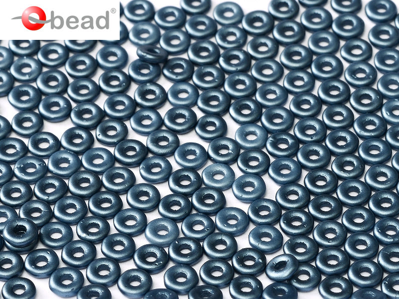 O bead ® 1 x 4 mm Alabaster Pastel Montana Blue 25042