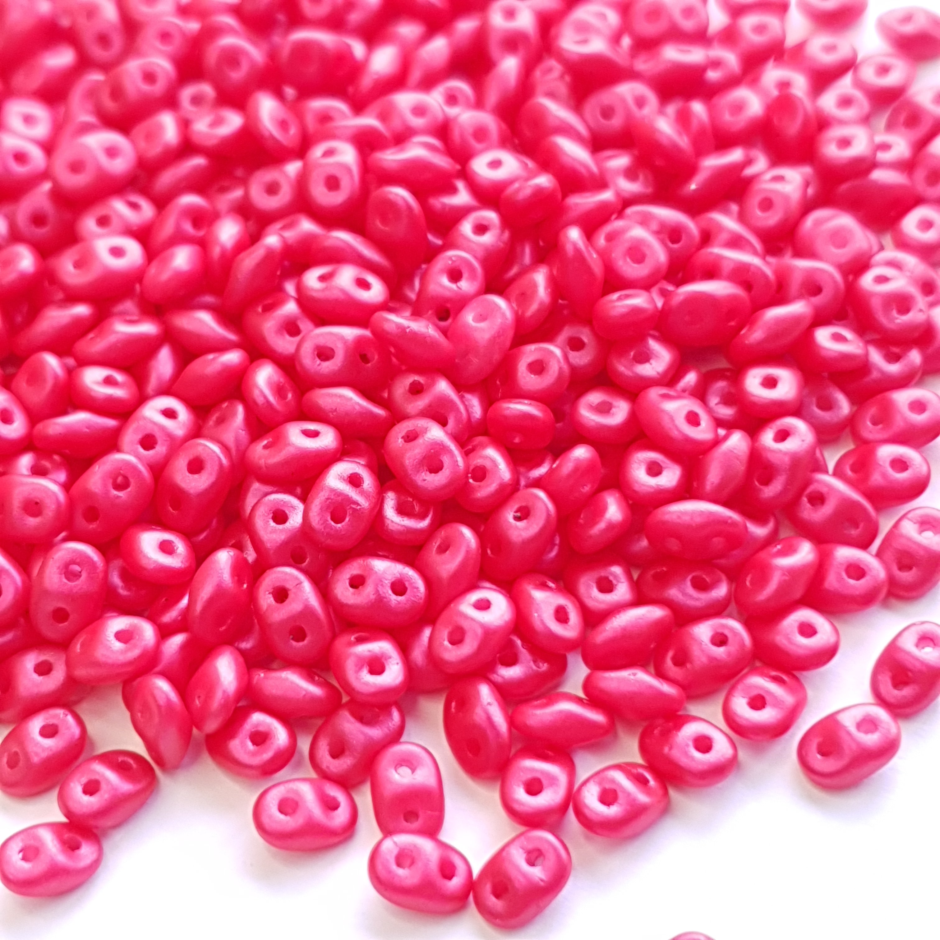 Superduo 5x2mm Pearl Shine Ultra Magenta