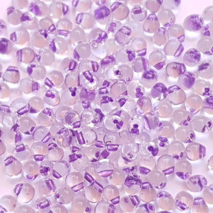 Miyuki Drops 3.4 mm Sparkling Purple L Crystal F40