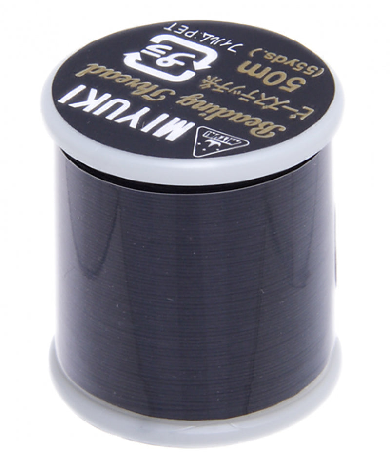 Miyuki Beading draad  50 meter Black K4570/12